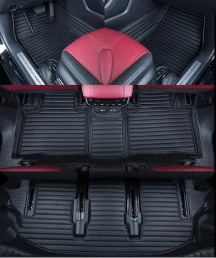 

High quality! Custom special car floor mats for Toyota Land Cruiser Prado 120 2009-2002 7 seats waterproof carpets,Free shipping