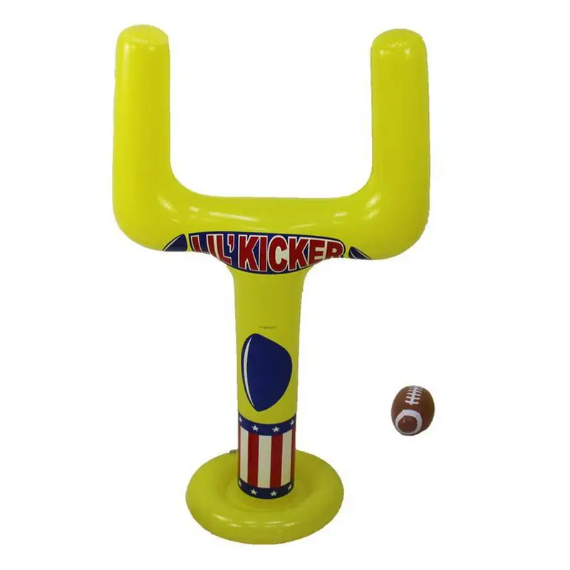 

Inflatable Football Set Football Target Toys With Goal Post Inflatable Rugby Ball Quick Inflation Outdoor Sports Toys Football