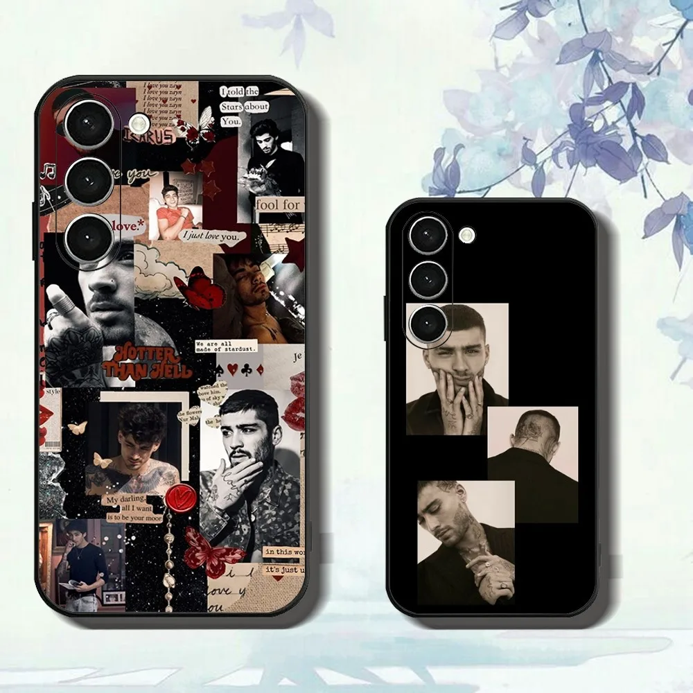 Чехол для телефона Singer Zayn Malik Samsung Galaxy A52 A12 A51 S21 Edge S22 ULTRA S23 S20LITE Plus Ultra Black Cover