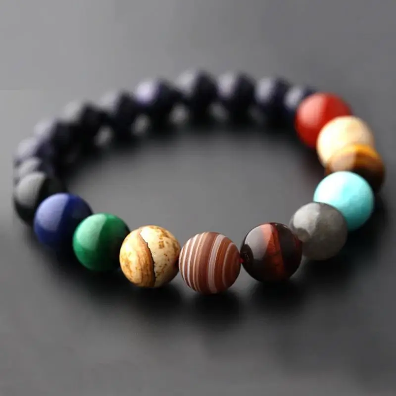 Children's Bracelet Boy's Universe Galaxy Solar System Eight Planets Primary School Student Duobao Gift