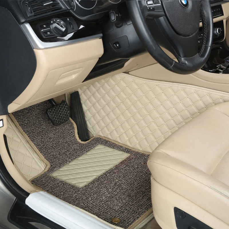 Автомобильные коврики для Peugeot 2008 P24 2020 2021 2022 кожаные прочный коврик антигрязные