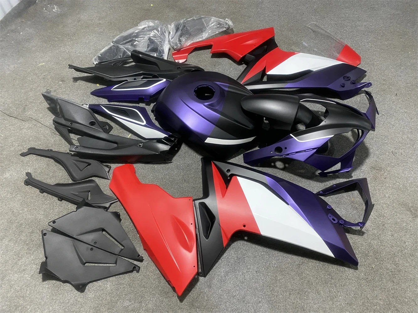 Обтекатель для мотоцикла Apulia RS125 2006 2007 2008 2009 2010 2011 06-11 черный фиолетовый красный