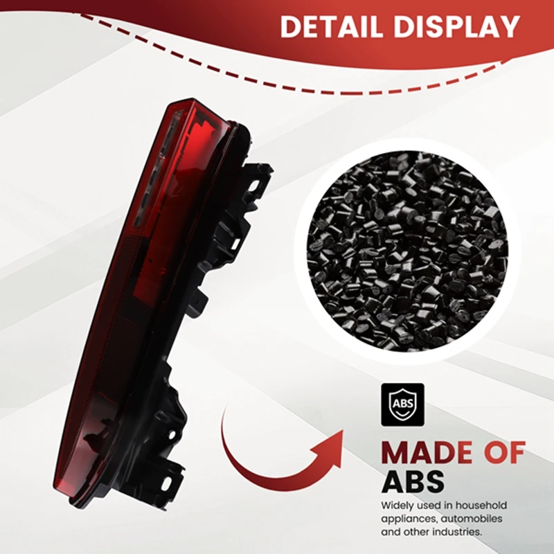 Car Rear Bumper Reflector Light For Porsche Macan 95B. 3 2022-2024