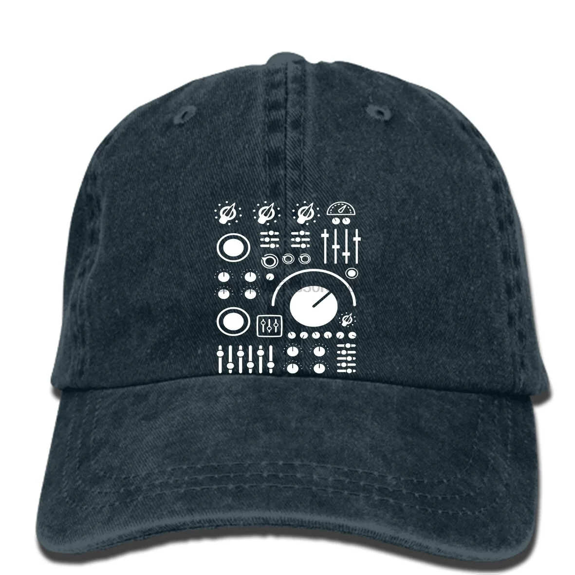

Бейсболки в стиле хип-хоп для мужчин и женщин, забавная Кепка с Synth Controls кнопками и циферблатами, крутая Кепка