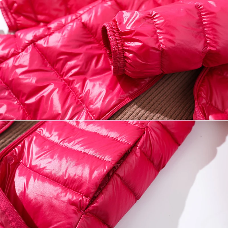 Ladies Long Warm Down Coat With Portable Storage Bag Women Ultra Light Down Jacket Plus Size S-7xl Women's Overcoats Hip-Length