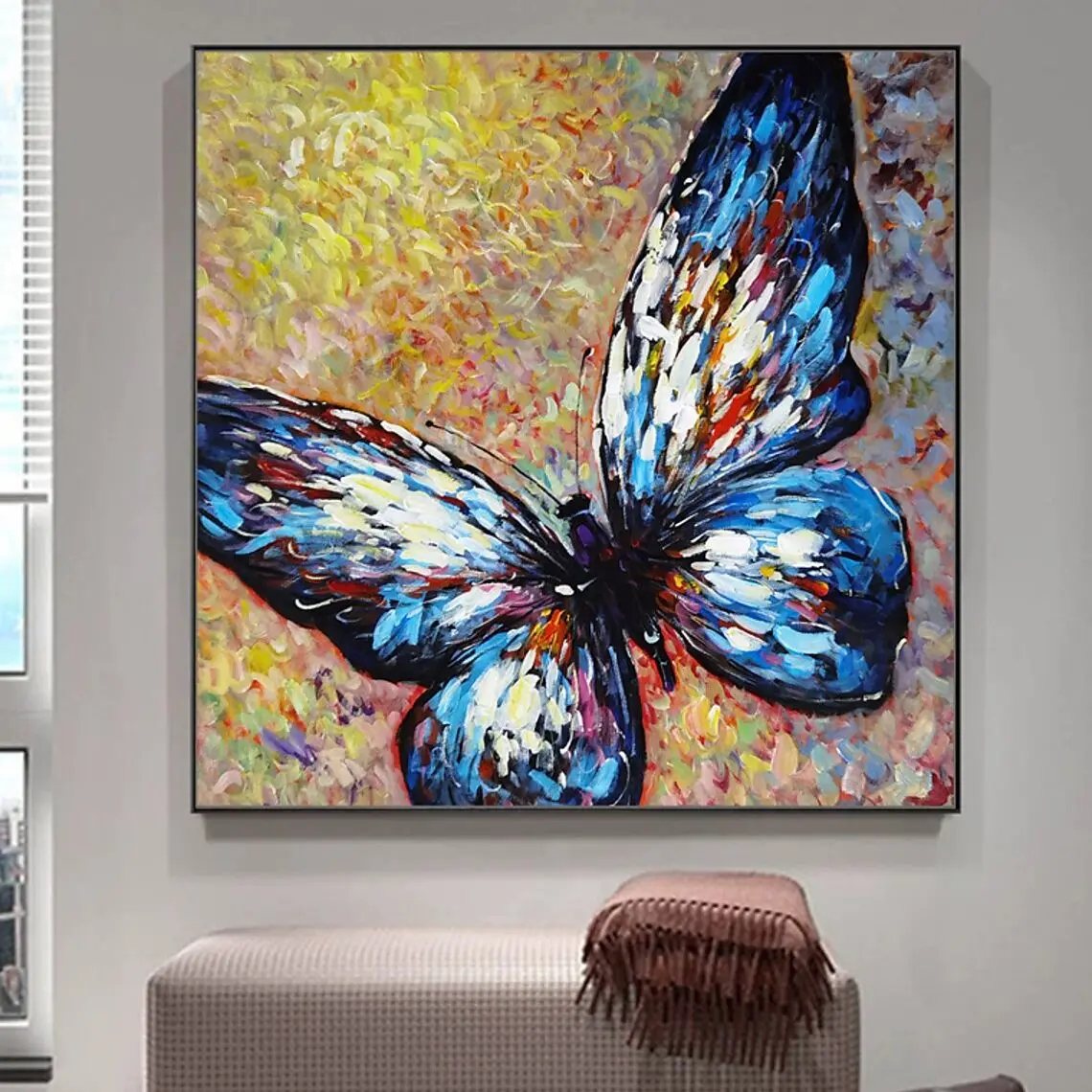 Недорогие картины маслом-картина маслом ручной работы ручная роспись настенное