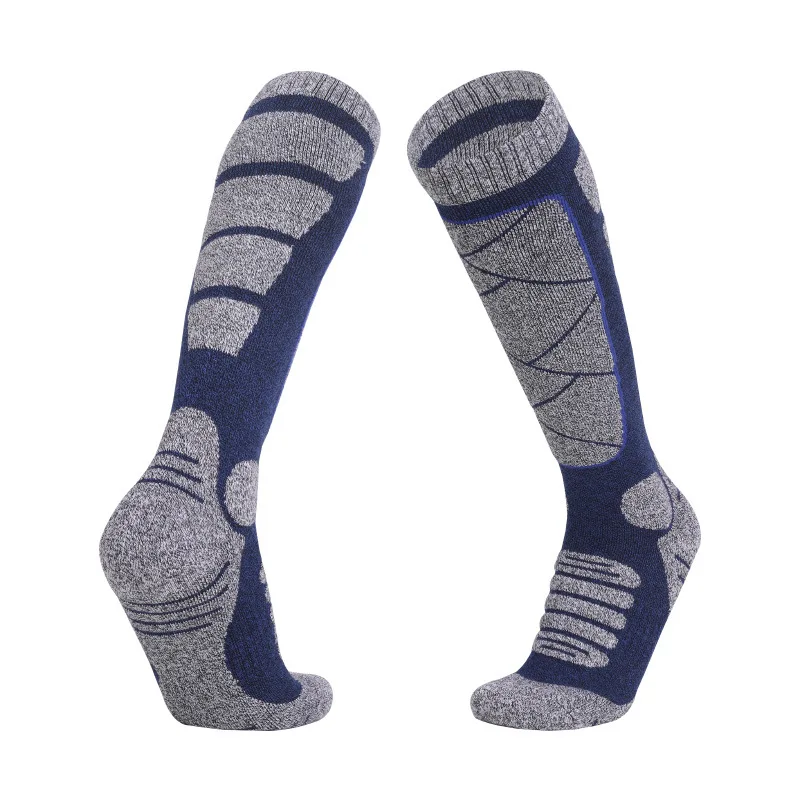 Ski Socks Winter Warm Long Thickened Ski Sock Outdoor Running Hiking Sports Socks for Women Men Breathable Cycling Stockings