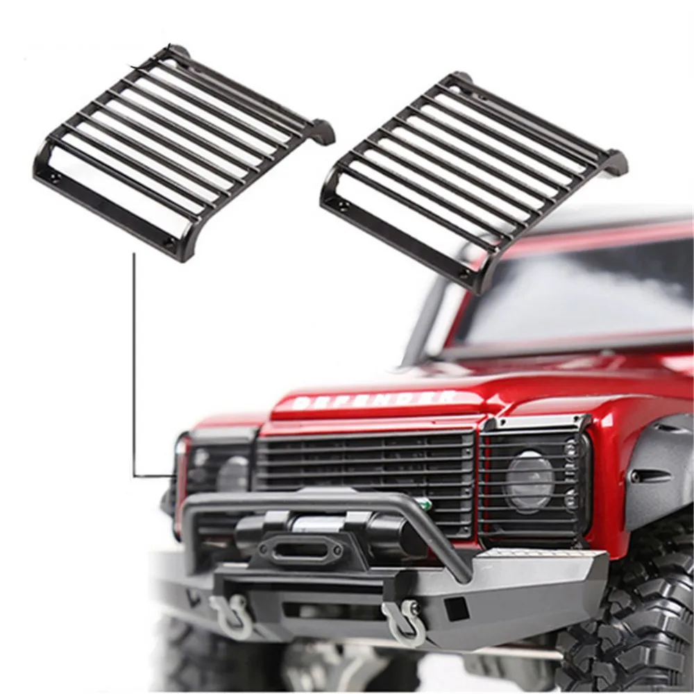 

2pcs/lot TRX4 Metal Front Lamp Guards Headlight Cover Guard Grille For 1/10 RC Crawler Car Traxxas TRX-4