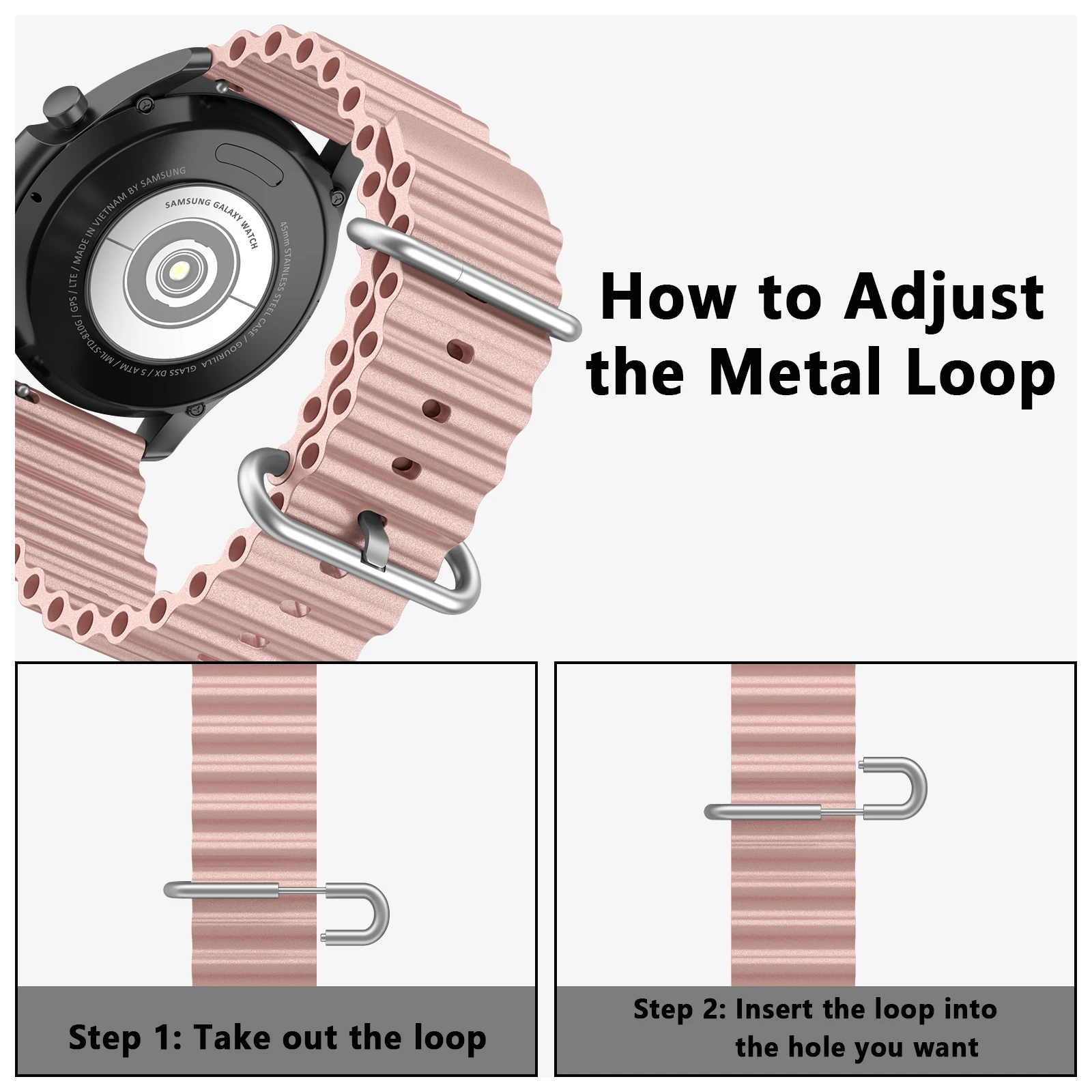 22mm Ocean Band For For Huawei Watch gt 2/2e/3 2 pro Silicone Watchband For Samsung Galaxy Watch GT Runner/Watch 2 Classic Strap