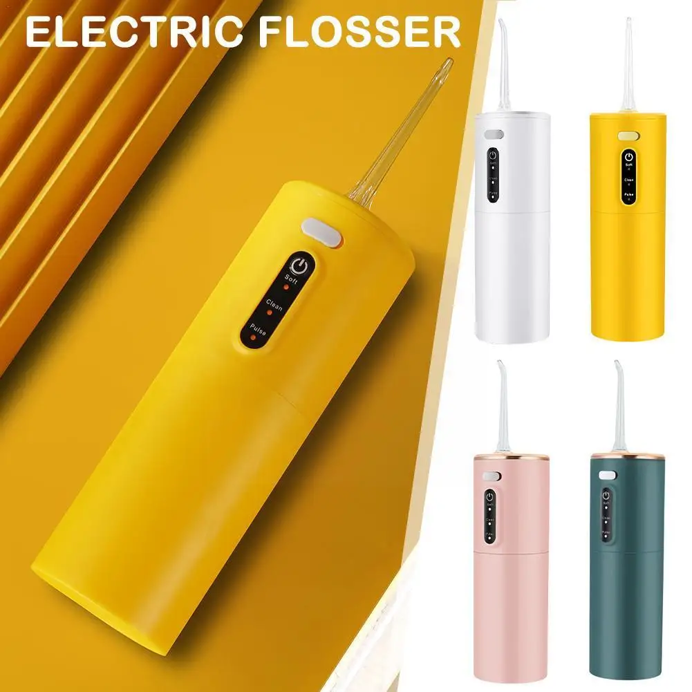 

Teeth Oral Irrigator Usb Rechargeable Dental Modes Water Teeth Flosser Cleaner 3 Floss Portable Dental Irrigator Den C8a7