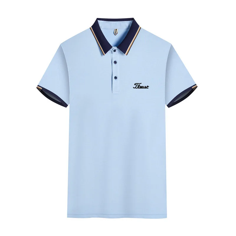 Embroidery Golf Clothing New Summer Golf Shirts for Men's Short-sleeved T-shirt Golf Polo Shirt Fashion Casual Golf Ball Jersey