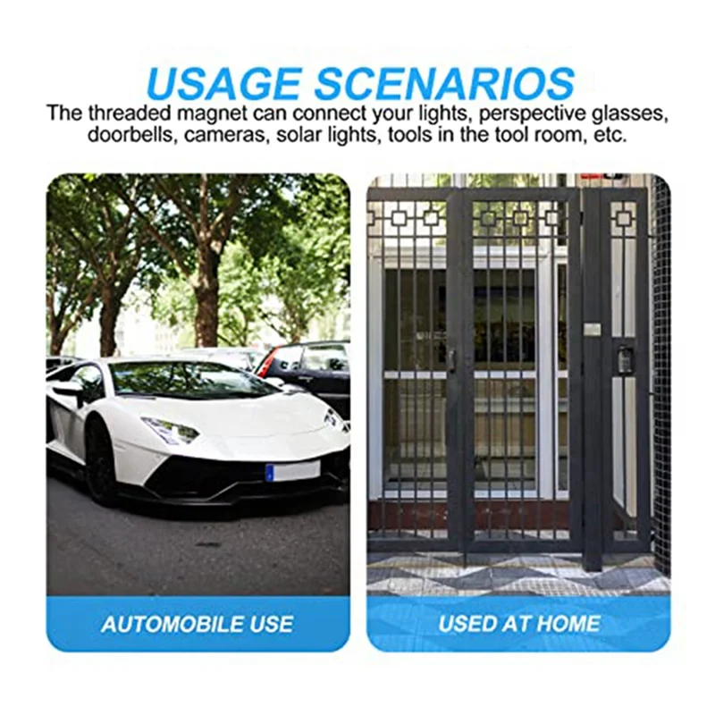 8 упаковок магнитов с резиновым покрытием неодимовый магнит Ø 43 мм защитой от