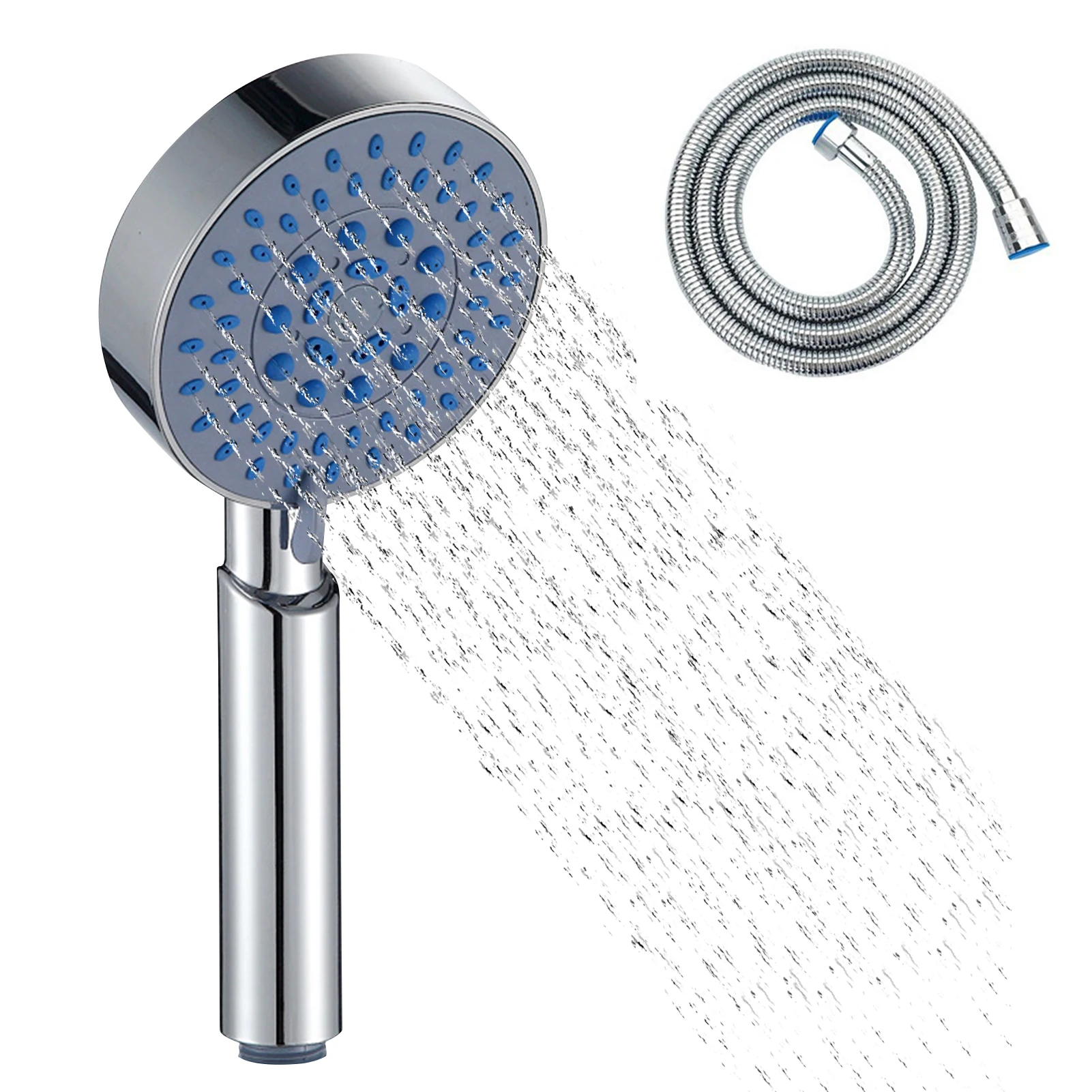 

Ручная Лейка для душа из АБС-пластика, аксессуары для ванной комнаты, эффективная защита от падения, для отеля 5, насадка для душа в стиле спа...