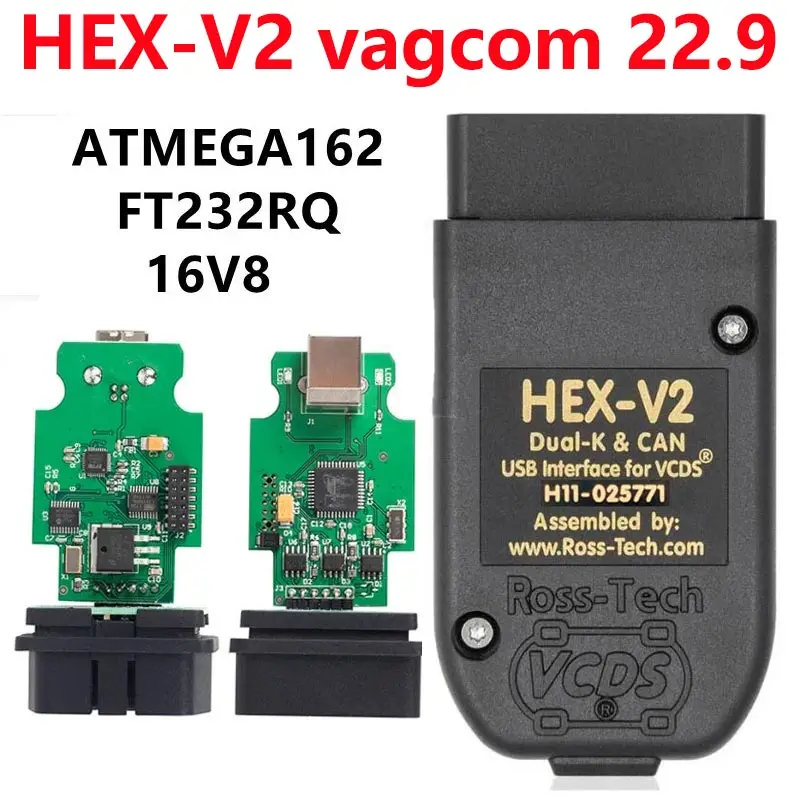 

Newest 2022 VAG COM 22.10 VAGCOM 22.3.1 Scanners HEX CAN USB Interface FOR VW AUDI Skoda Seat Cars From 1996 -2017 Vag Com 22.9