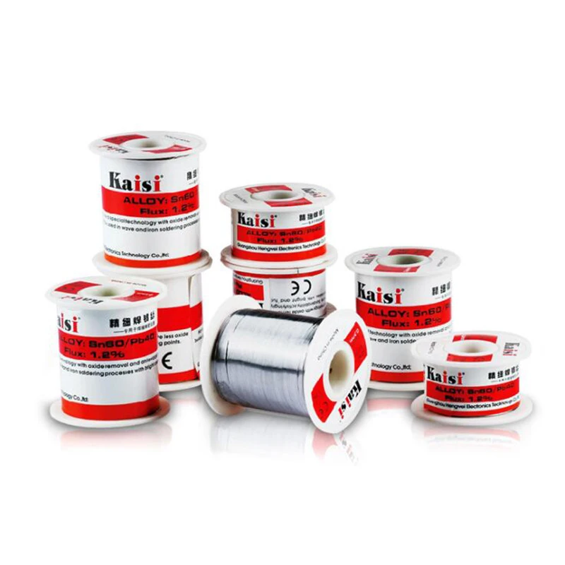 

40 г/140 г 0,3/0,4/0,5/0,6 мм свинец с низкой температурой плавления, паяльная проволока Sn60Pb40, флюс 1,2% канифольная оловянная проволока высокой чистоты, ремонт мобильных телефонов