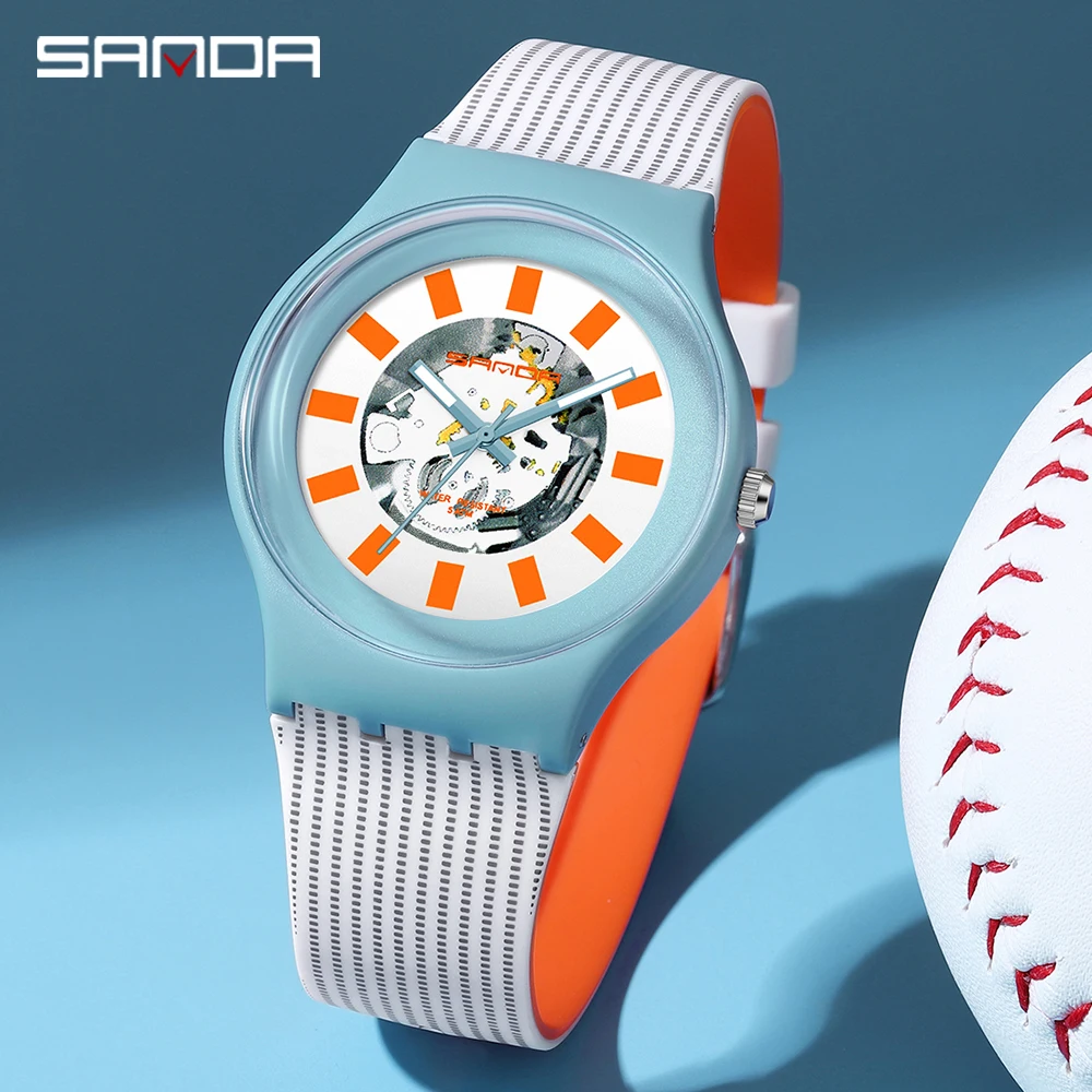 

SANDA 2023 New Casual Men's Watches Fashion Quartz Watch 50M Waterproof Wristwatch For Man Shock Clock relogio masculino 3207