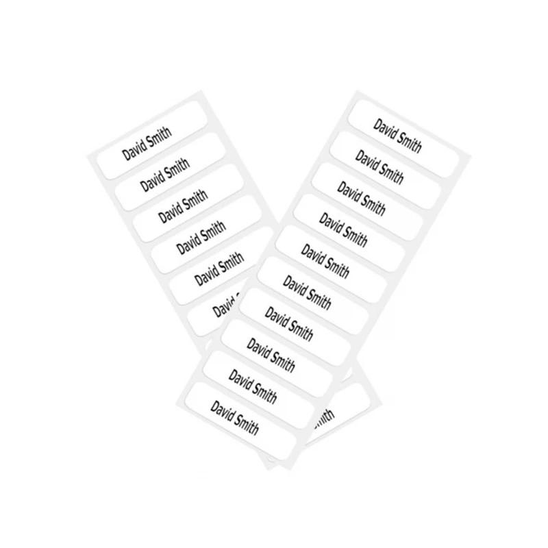 

Name Labels Writable Iron On Clothing Labels, Washable White Sewing Woven Custom Name Cloth Stickers Personalized Clothing Name