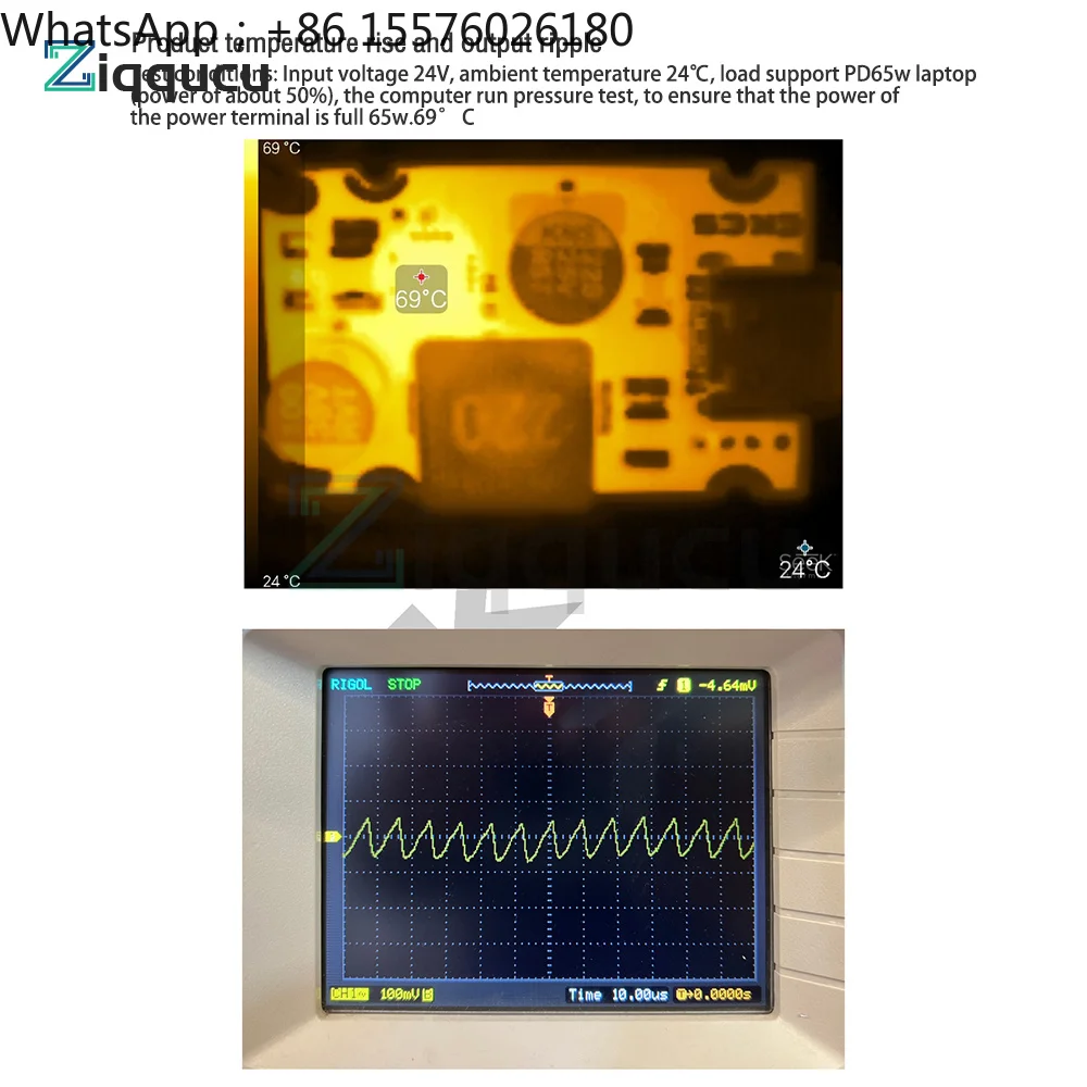 Модуль быстрой зарядки 65 Вт, 8~30 В DC в USB Type-C PD 3.1 QC3, понижающий преобразователь напряжения для мобильных телефонов (art.: 3920da8dd3960) - 3920da8dd3960