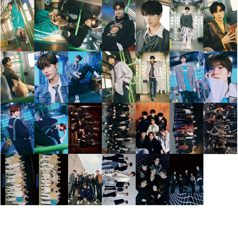 Альбом карт Lomo Вселенная KPOP 55 шт./компл. 2022 открытка мечта фотооткрытки для