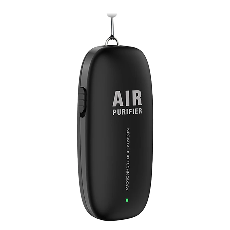

150 Million Negative Ion Air Purifier Personal Wearable Mini Portable Ionizer 1000Mah Battery Car Air Freshener