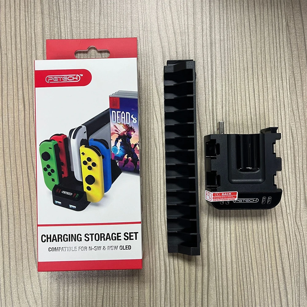 Для переключателя NS и Oled джойстика контроллер Зарядное устройство Док-карта