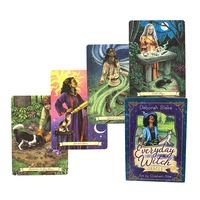 witch oracle cards tarot cards unique for beginners with guidebook divination deck tarot divin board game guidance divination
