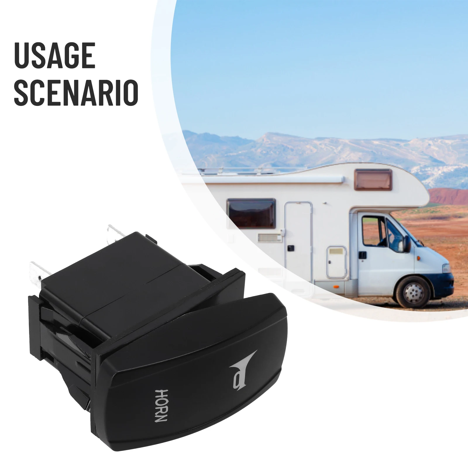 Кулисный переключатель Вкл. Выкл. Детали салона автомобиля ABS Синий светодиодный