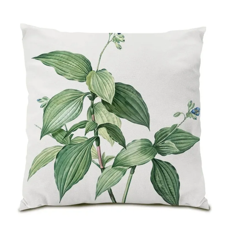 Рисунок 3 - Чехол для подушки с рисунком листьев