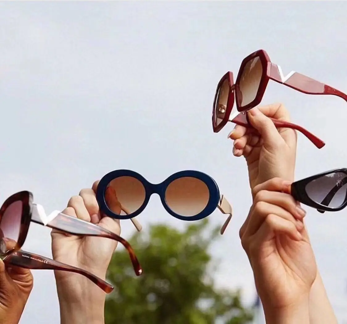 Овальные Солнцезащитные очки в стиле ретро для женщин