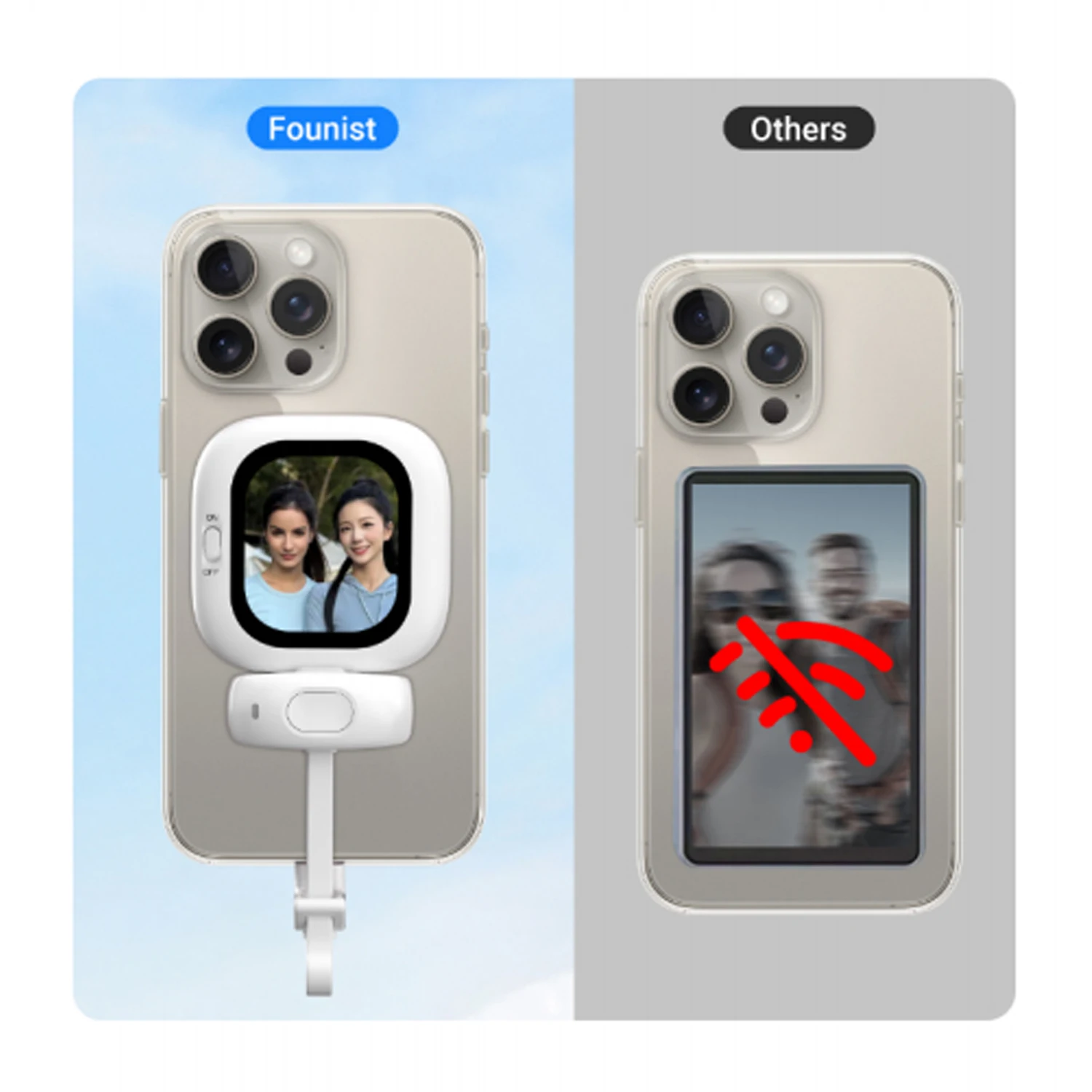 Founist Vlogmate Мини-монитор для селфи AMOLED 700nits для