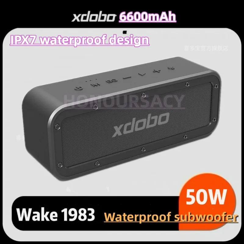 

XDOBO 1983 ipx7водонепроницаемый сабвуфер параллельный Bluetooth портативный открытый звук для дома и рабочего стола Bluetooth динамик Caixa De Som Para