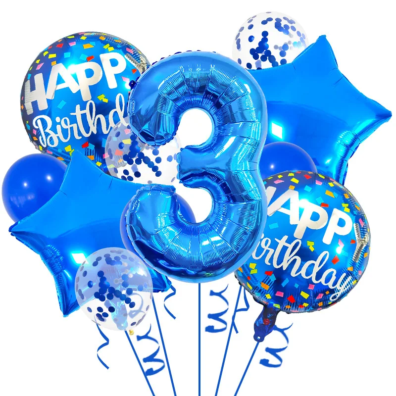 

Набор воздушных шаров для дня рождения мальчика