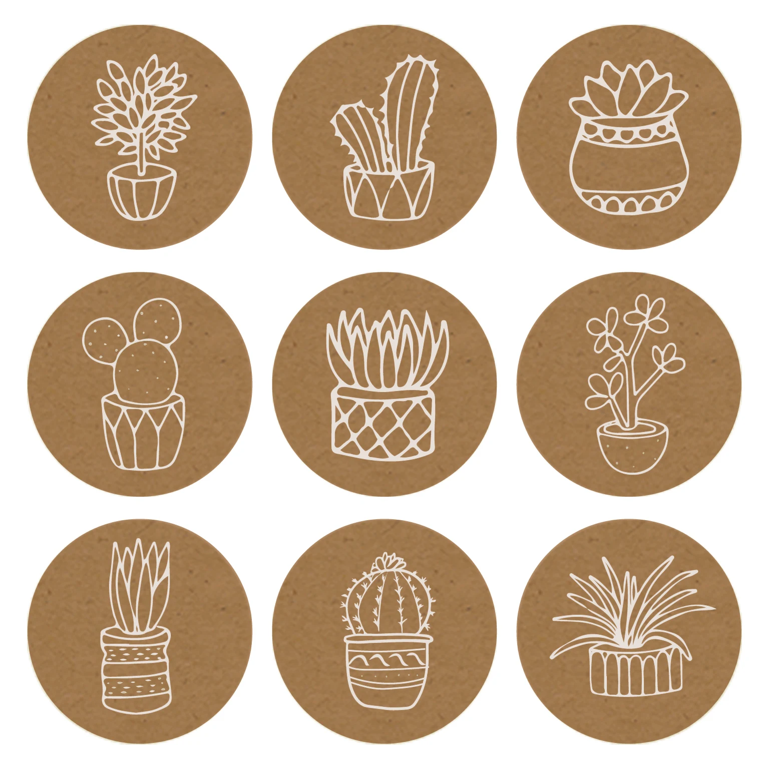 

KK069 180pcs Happy Easter Cactus Stickers Decor Gifts Easter Party Bag Box Tags Self Adhesive Rabbit Egg Label Easter Stickers