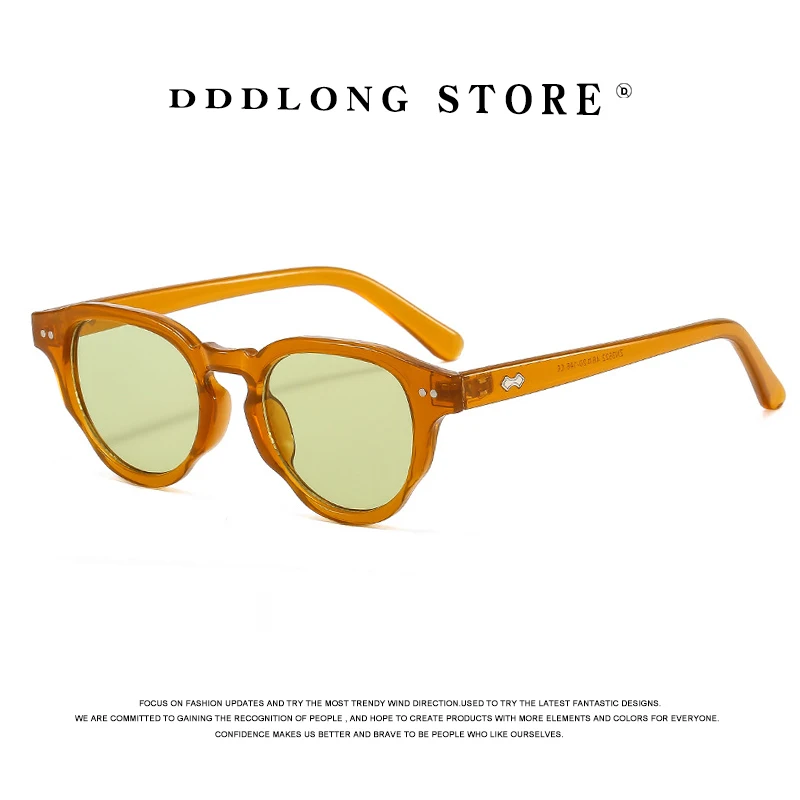 DDDLONG Ретро модные солнцезащитные очки Кошачий глаз Женщины Мужчины Очки Sun Classic Vintage UV400 Outdoor Shades D233.