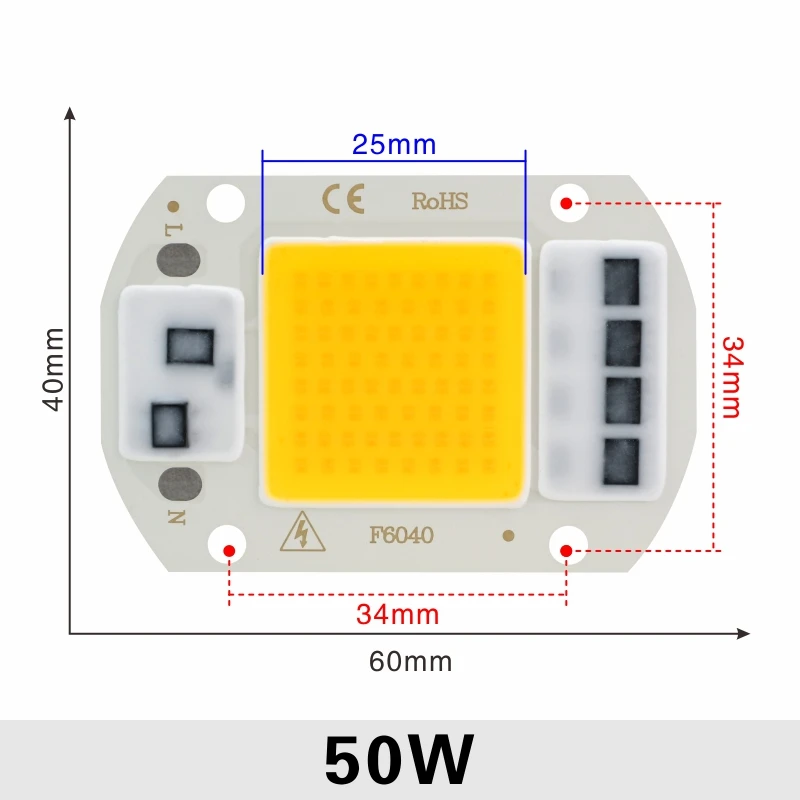 

LAN MU LED COB чип 10Вт/20Вт/30Вт/50Вт для прожектора