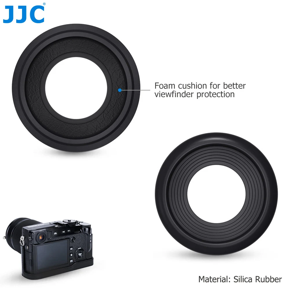 Фото JJC для Fujifilm X-Pro2 глаз чашка 2 шт. Мягкие силиконовые окуляра резиновая Камера наглазник видоискателя №3
