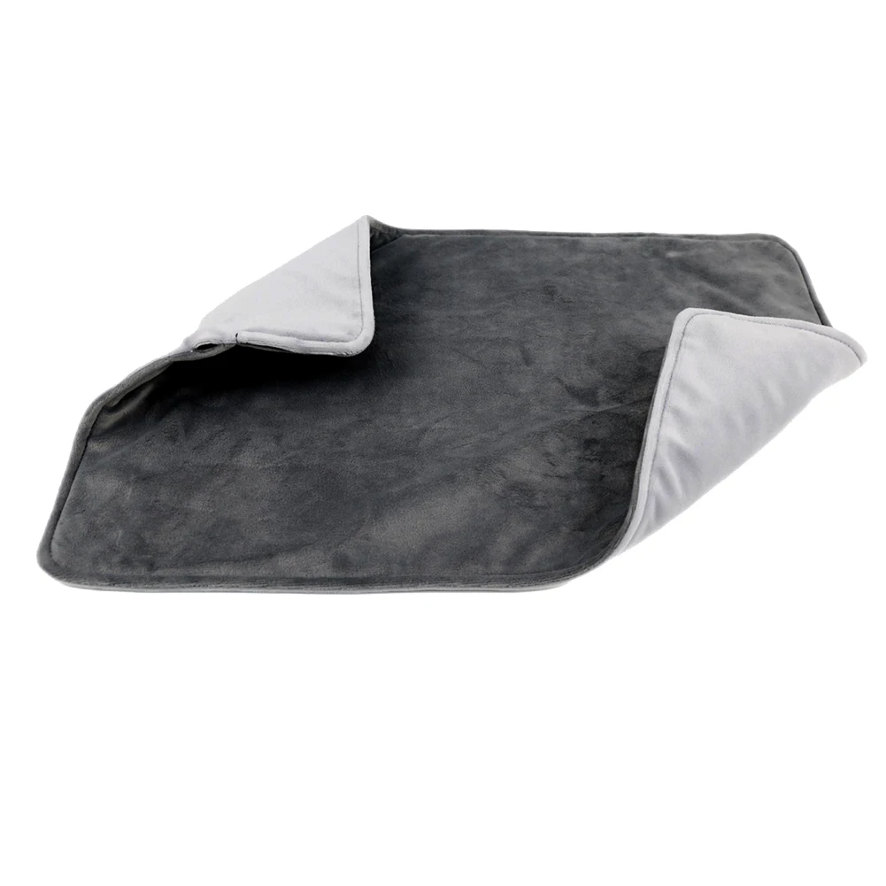 

Быстрое портативное мягкое бархатное электрическое одеяло с кристаллами для дома и офиса, облегчение боли в спине, коленной ноге, складная ...