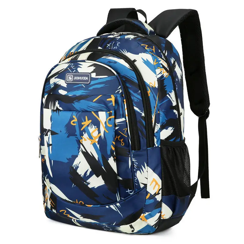 Large Capacity Backpack for Men and Women Outdoor Travel Leisure Oxford Camouflage Student School Schoolbag Laptop Bag Travel