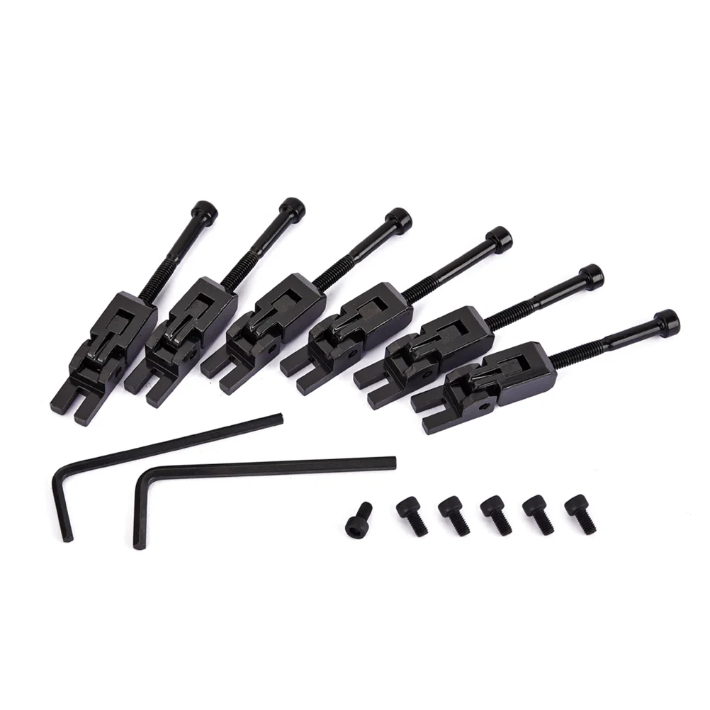 

Guitar Tremolo Parts Guitar Parts Double Locking Systyem Guitar Saddle Black Guitar Component Guitar Bridge Parts