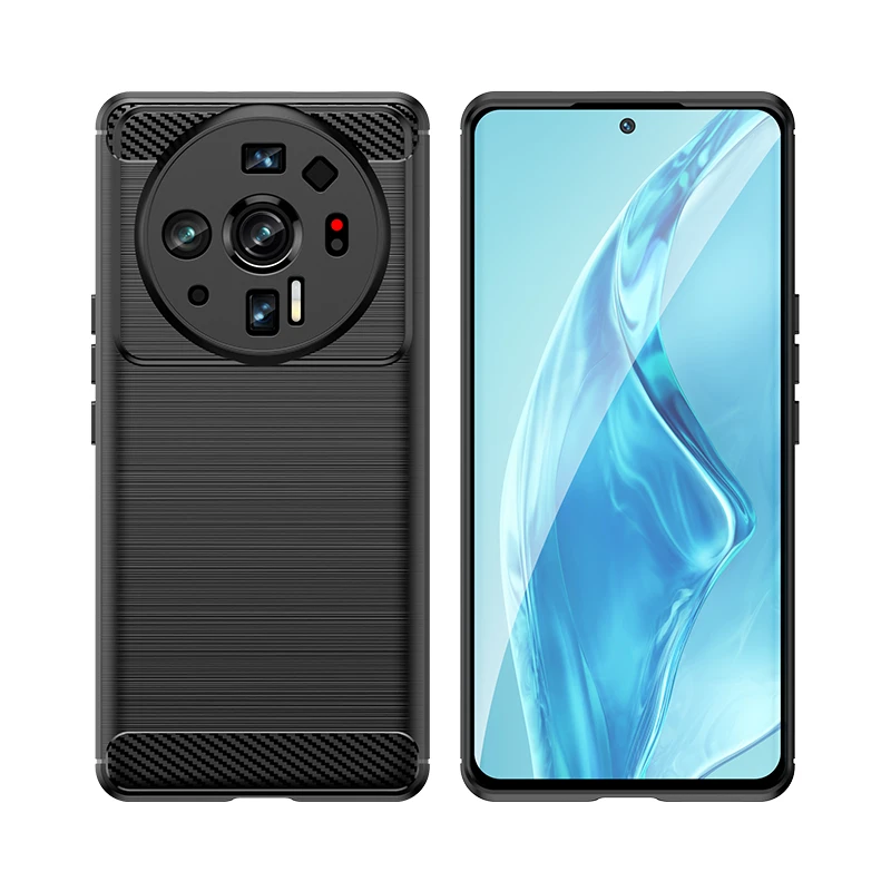 For Xiaomi 12S Ultra Case Silicone Carbon Fiber Rubber TPU Matte Case For Mi 12 Lite Pro 12X 12S Cover For Xiaomi 12S Ultra Case