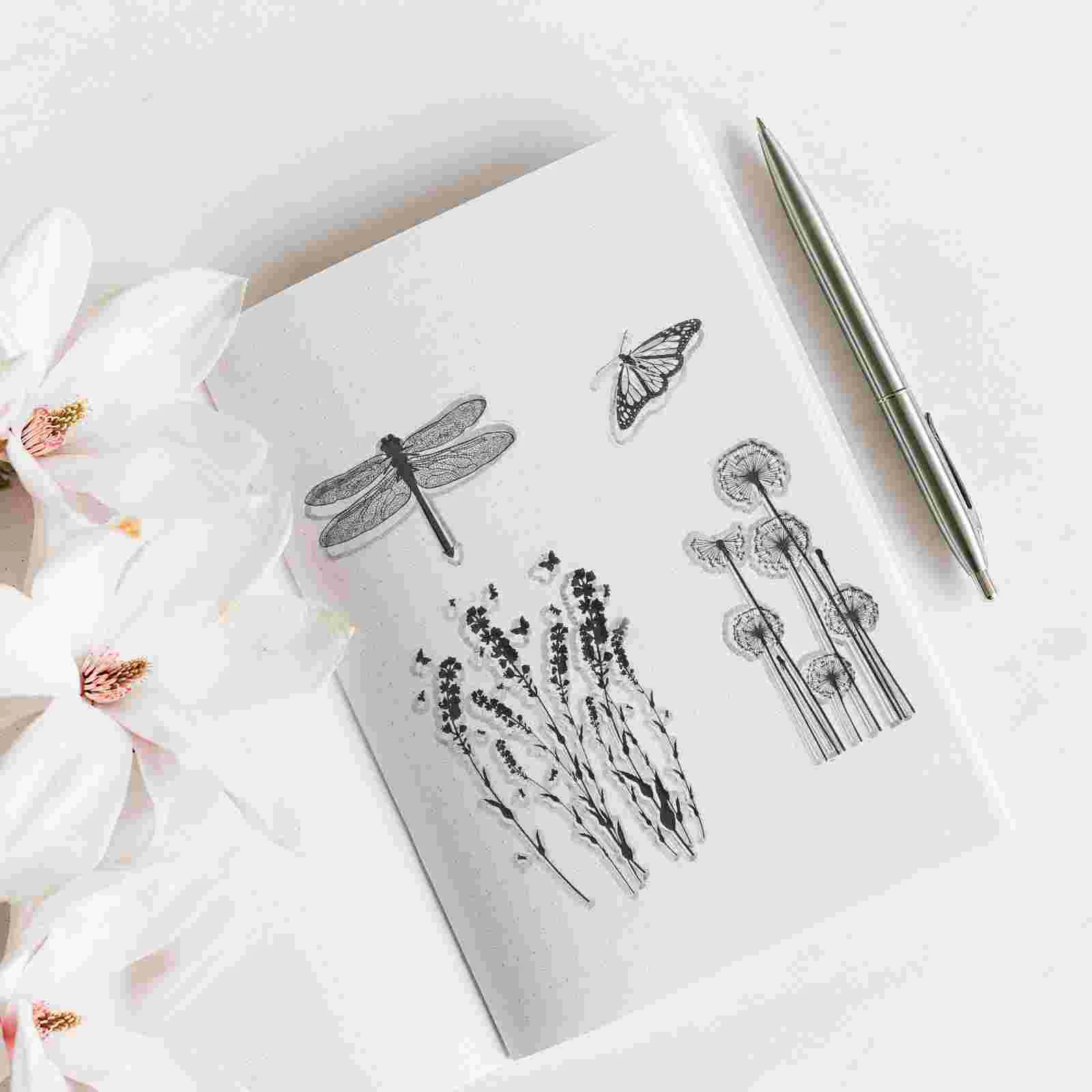 

Stamps Silicone Clear Makingjournaling Sealscrapbooking Stamping Toolalbum Photo Printing Transparent Stampplants Exquisitekids