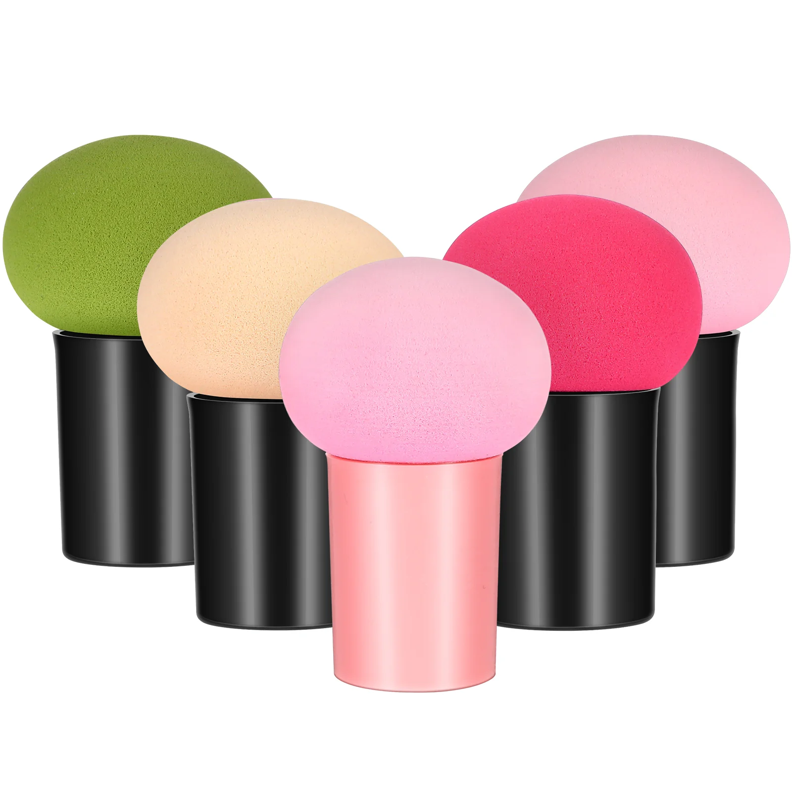 

5 Pcs Makeup Sponges Blending Beauty Puff Makeupset Face Powder Applicators Foundation Makeup Tools Blending Sponge