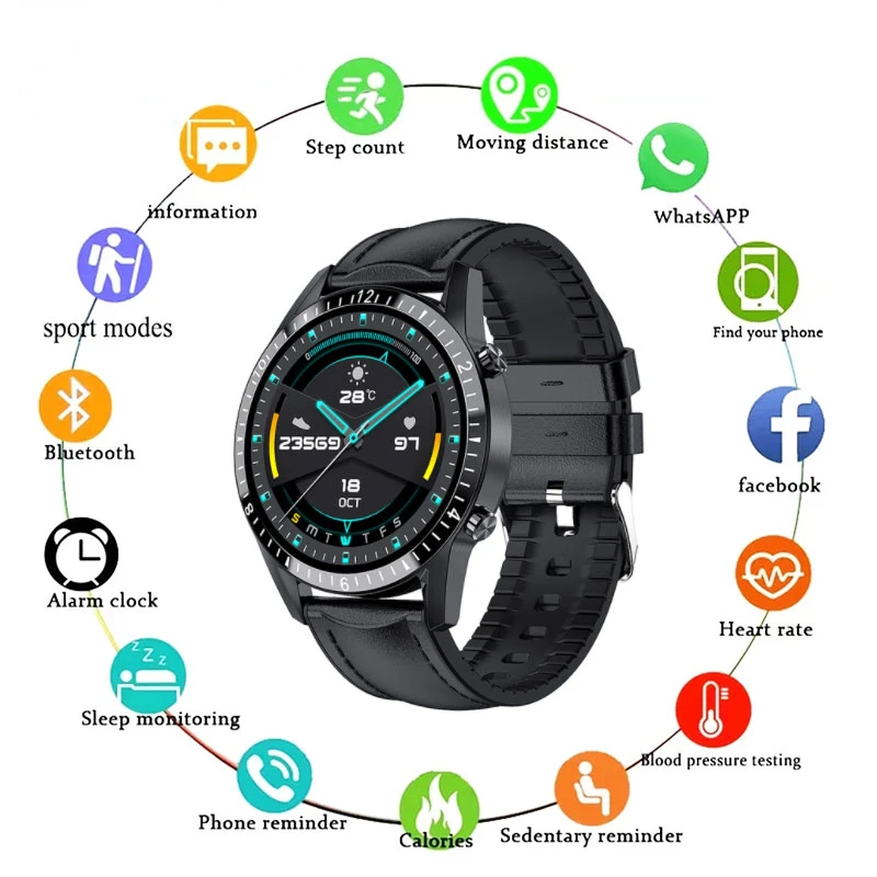 

Смарт-часы I9 с пульсометром и оксиметром, водостойкие