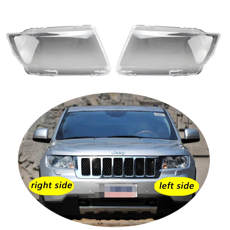 

Use For Jeep Grand Cherokee 2011-2013 Transparent Headlamp Cover Lamp Shade Front Headlight Shell Lampshade Lens shell