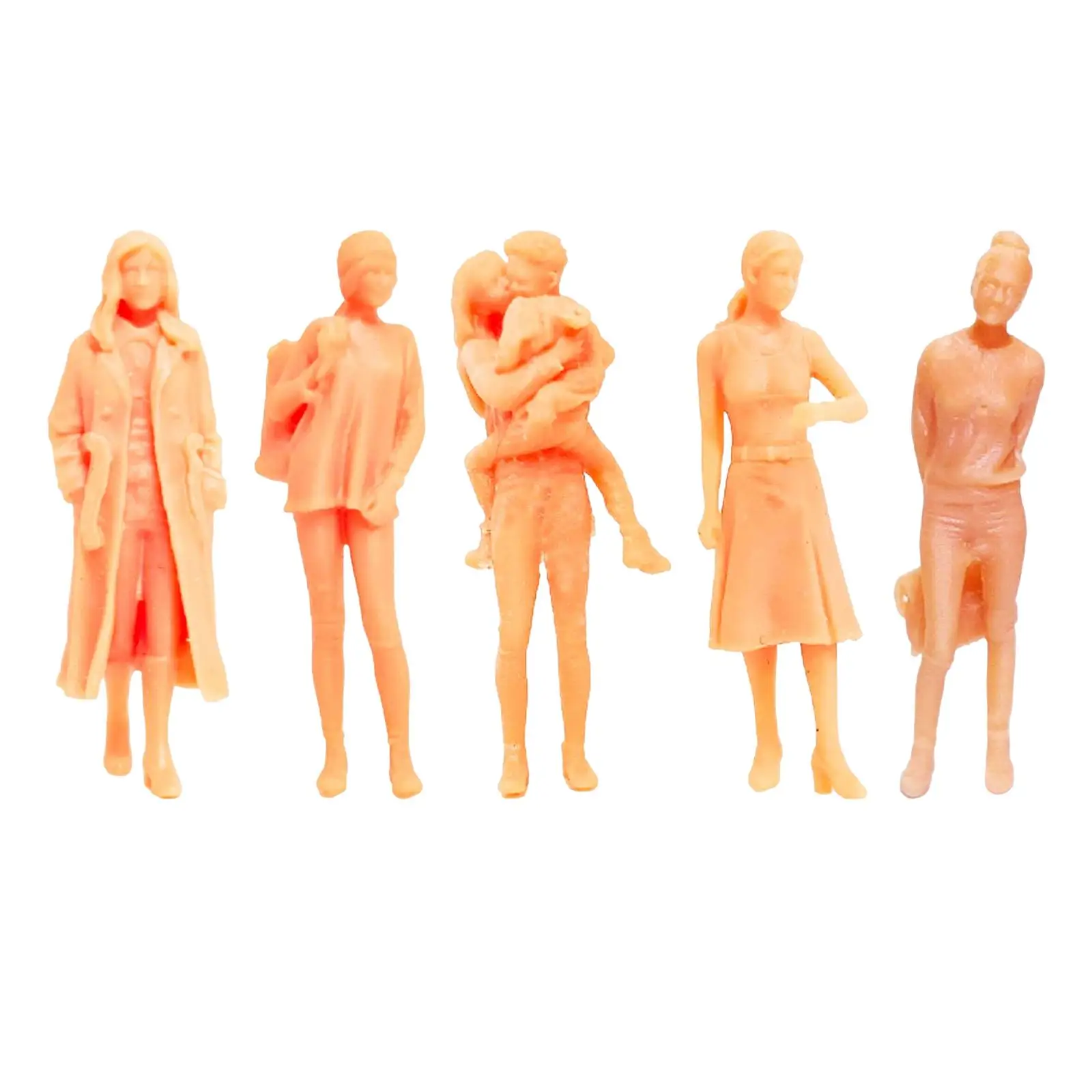 

1:64 Figure Model Realistic Scenes Resin Train Model People Character Doll for Miniature Scene Layout Fairy Garden DIY Projects