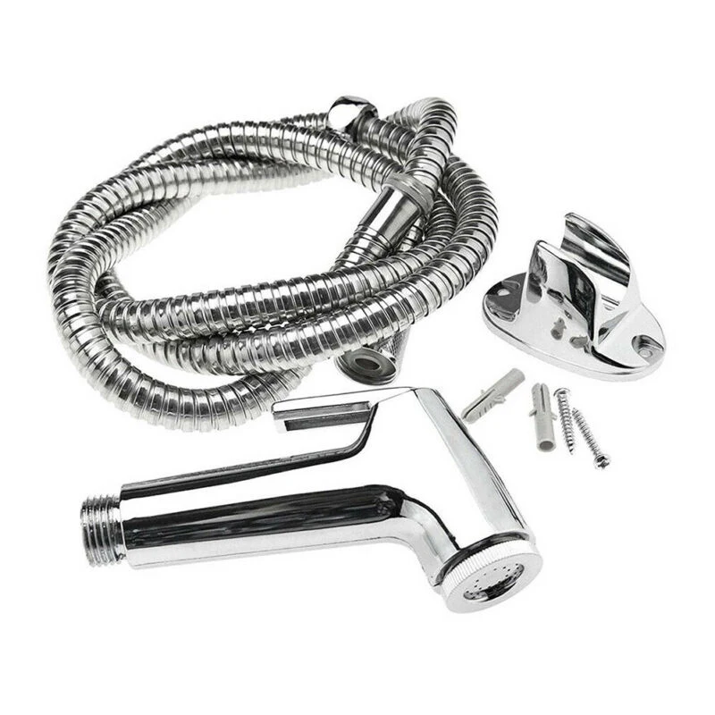 

Sprinkler Shower Head Head Hose Set Shattaf Shower Silver Sprayer Stainless Steel 0.05-1.0Mpa 3 in 1 Bidet Douche