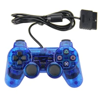 wired connection gamepad for ps2 double vibration game controller digital joypad for playstation 2 anti sweat anti slip