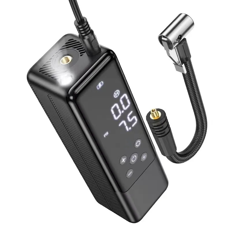 Without Battery 150psi Portable Car Tire Inflator 45l/min Car Wheels Inflator  Digital Air Pump For Car
