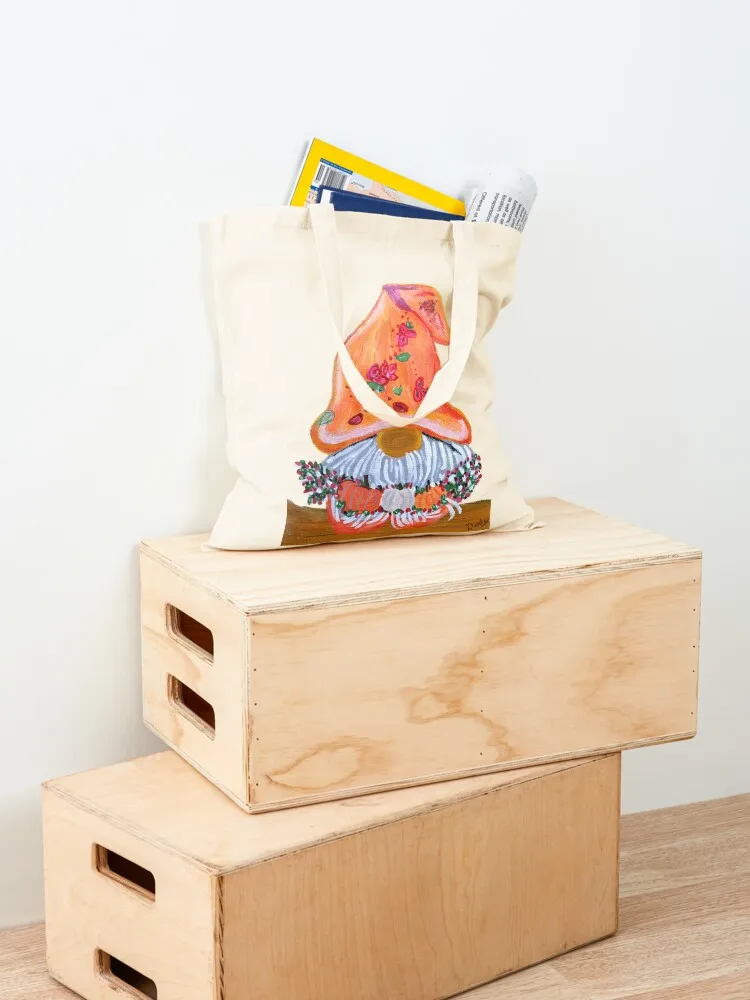 Осенний Гном - оригинальное произведение искусства Dody Denman Tote Bag Женские