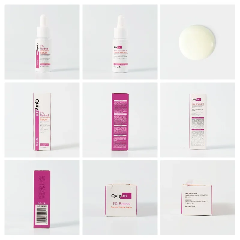 Фото QUIYUM Ретинол Коллагеновая сыворотка для лица Увлажняющая эссенция для лица Уход за кожей Крем с гиалуроновой кислотой Корея Уход за кожей лица 17 мл №5